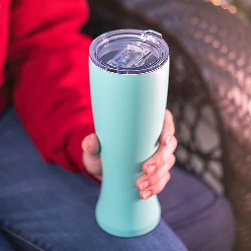 Miniatura 9 de MASON FORGE Vaso de cerveza de acero inoxidable con doble aislamiento al vacío de doble pared, sin sudor ni condensación, bebidas calientes o frías