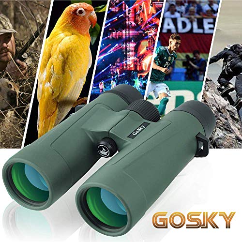 Gosky 10x42 Fernglas für Erwachsene, Ultra HD Professional Fernglas für Vogelbeobachtungsreisen Stargazing Jagdkonzerte… – Bild 5