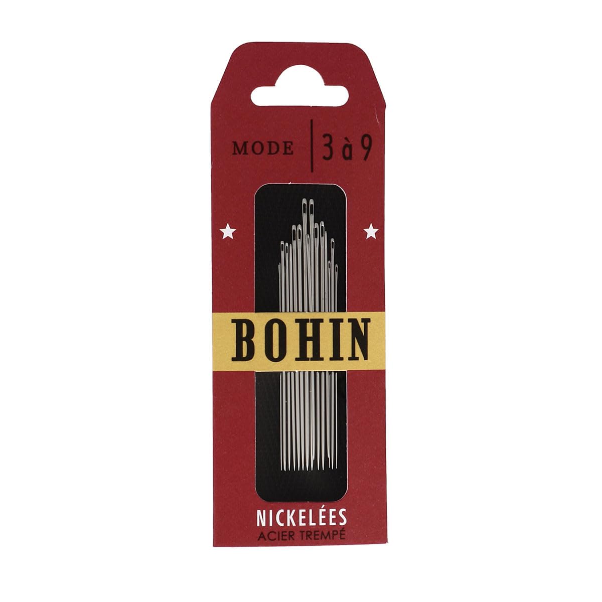 Bohin Silver Milliners/Straw Needles N°3/9 "1950-60 Collec., One