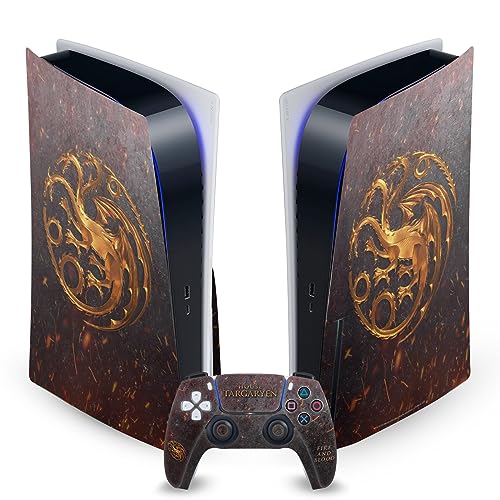 Skin Targaryen PS5 autocollant decoratif pour soirée gaming House of Dragon