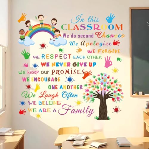 Vinilo decorativo de pared motivacional para aula infantil miniatura 4
