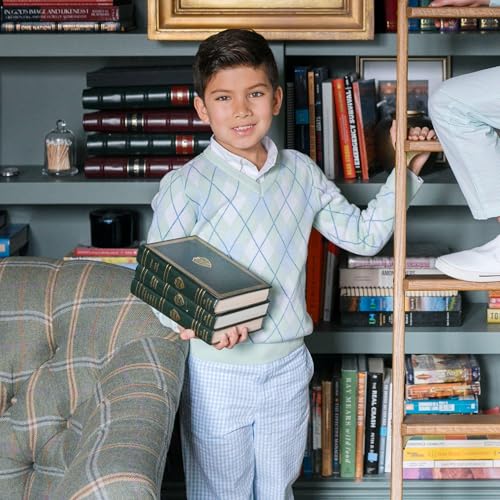 Hope & Henry Boys' Long Sleeve Fine Gauge V-Neck Sweater2