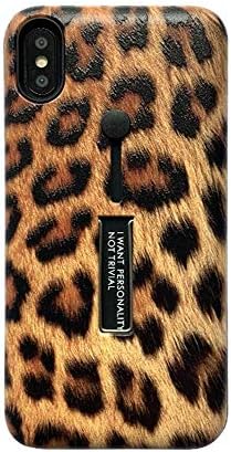 YTamazing iPhone 7/8 Plus Case with Finger, 3D Embossed Leopard Print Design Rugged Shockproof Slim Fit Dual Layer Finger Ring Loop Strap Case with Finger Strap for Apple iPhone 7/8 Plus