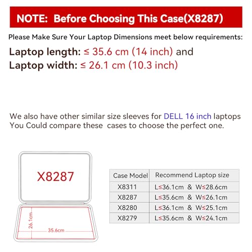 Image of Smatree Hard EVA Protective Sleeve Case Compatible for 16 inch DELL Precision 7680 /7670 Workstation Laptop (X8287)