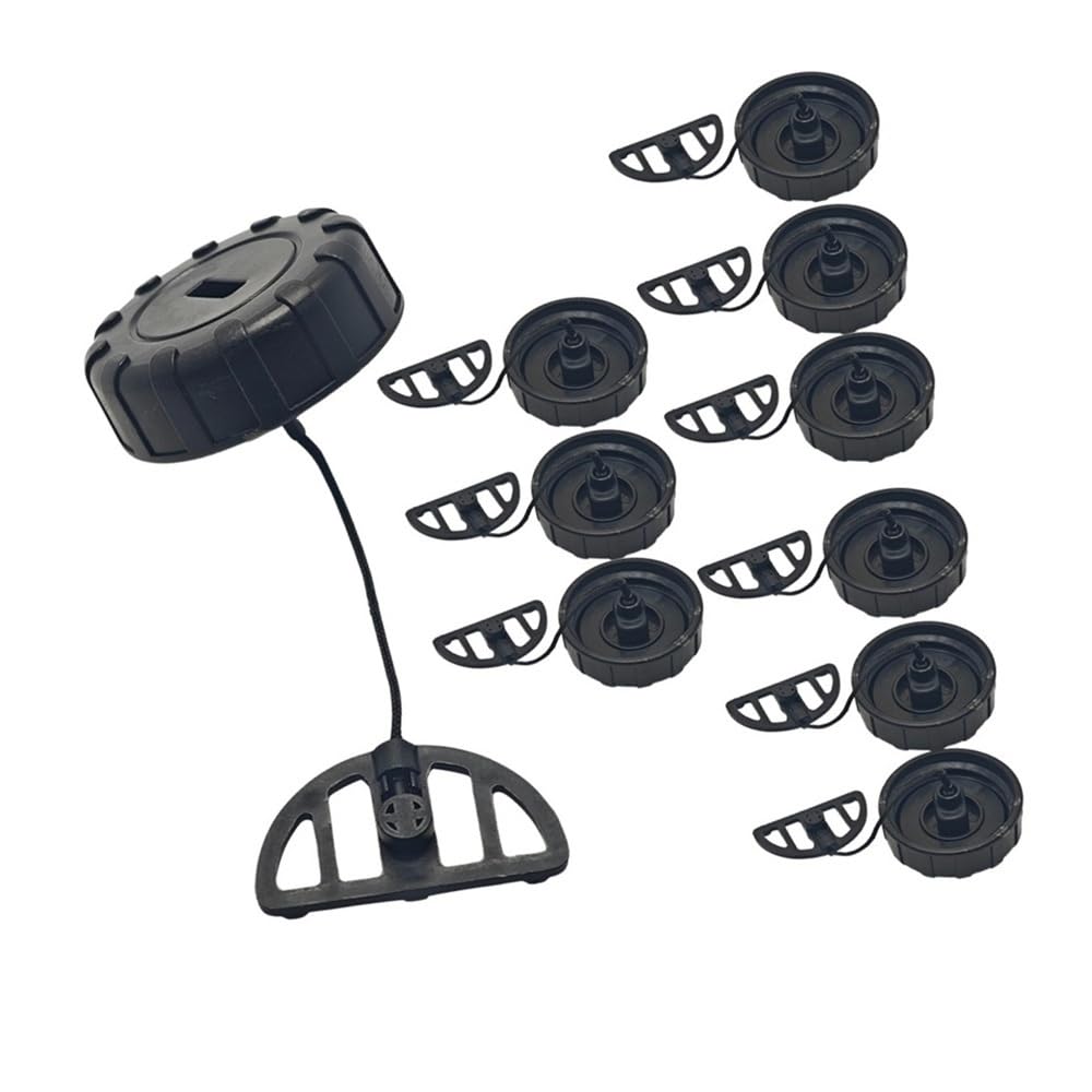 10 Tapones de Combustible y Aceite for Motosierra MS170 MS180, repuestos for Herramientas de jardín.
