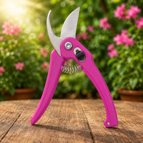 Image of Indian Gardens - Garden Pruner | Heavy Duty Pruning Shear for Branches, Flowers, Stems & Plants | Sharp Blade Gardening Tool with Comfortable Grip