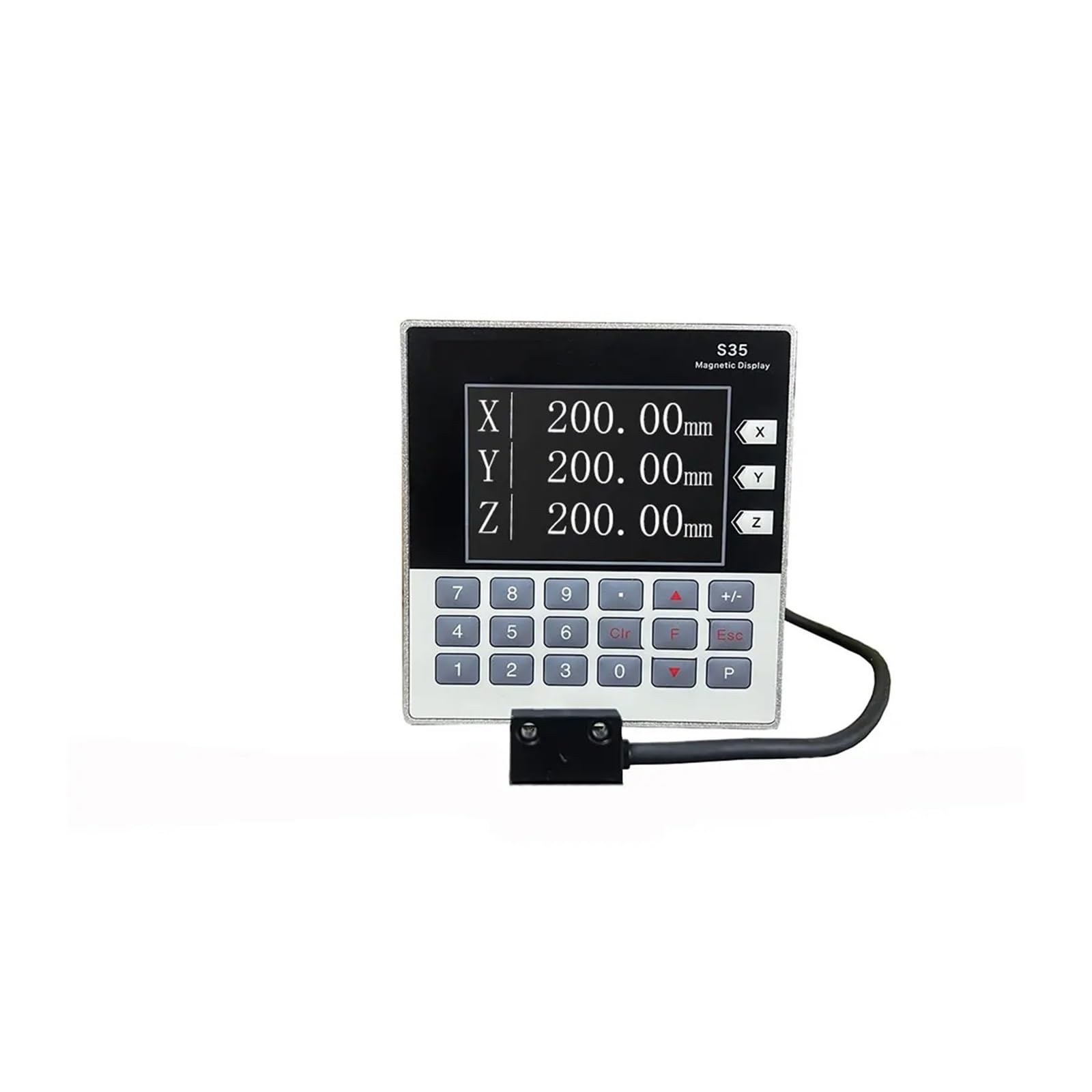 Skala liniowa, Mini tTtl Ozyt LCD Zestaw Dro Magnetyczny 2 Osiowy Sino Optyczny Tokarka Elektroniczne Wagi Liniowe Cyfrowy Pomiar do frezarki(S35-2)