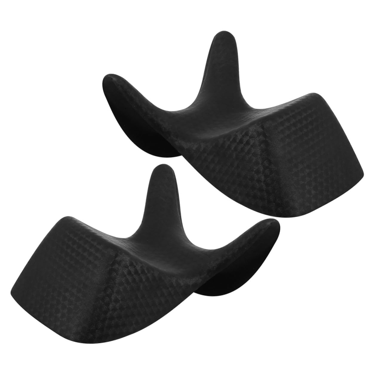 Almohada para Lavado de Pelo en Salón PVC Negro, 2 Piezas