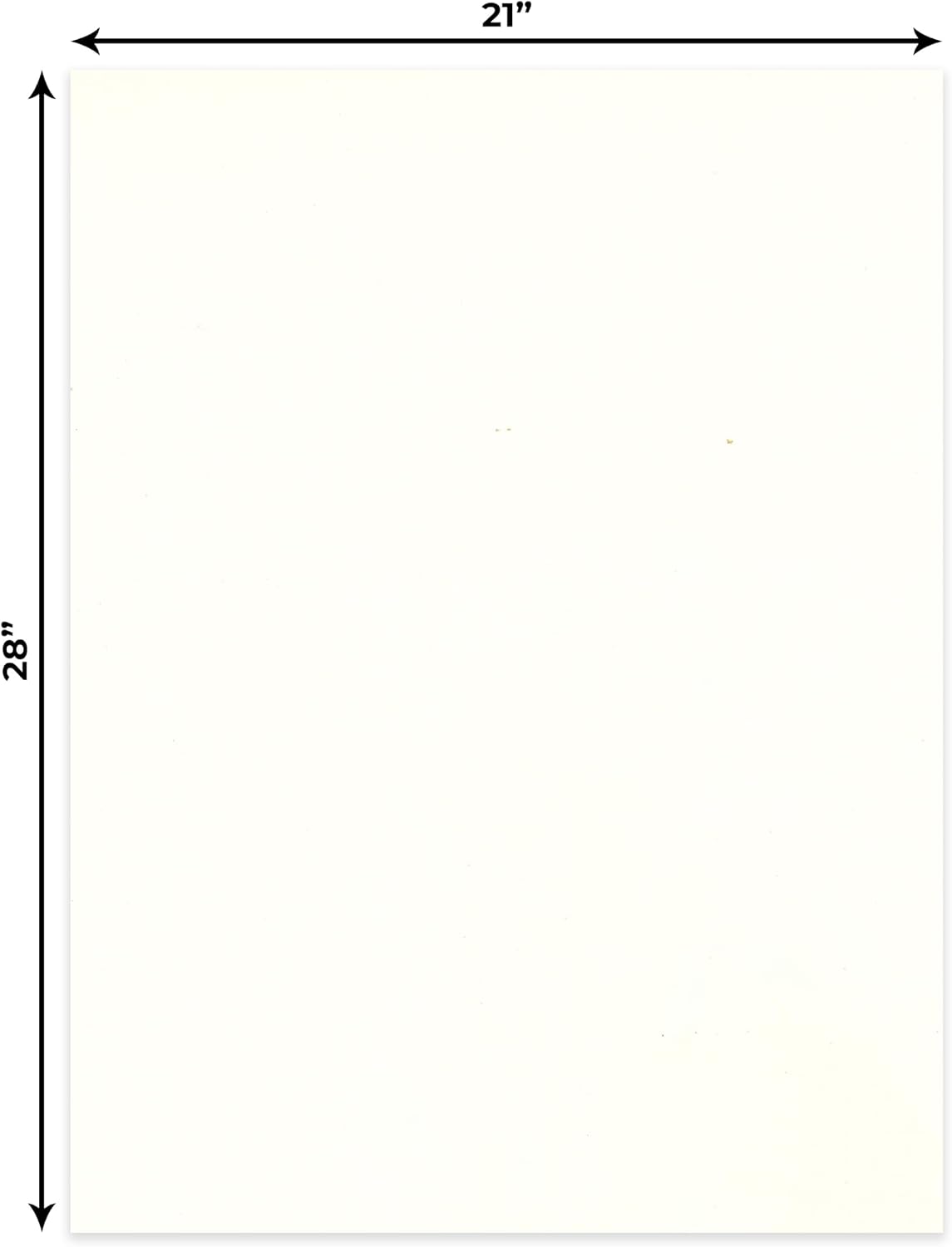CountryArtHouse Antique White 21x28 Uncut Art Mat Board - No Opening - 1 Mat