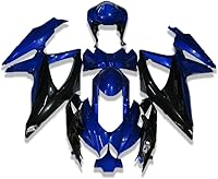 Vista 23 de Carenado de carrocería de plástico azul blanco para Suzuki 2008 2009 2010 GSXR 600 750 inyección ABS nuevo Aftermarket Kit de marco 08 09 10