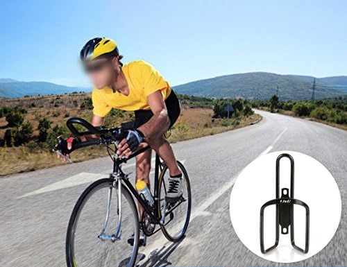 J&D 2-Pack Water Bottle Cage, Lightweight Aluminum Alloy Bicycle Cycling Water Bottle Holder Cage