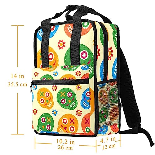 Sac à dos pour garçons multicolore 35.5x26x12 cm cartable pour filles
