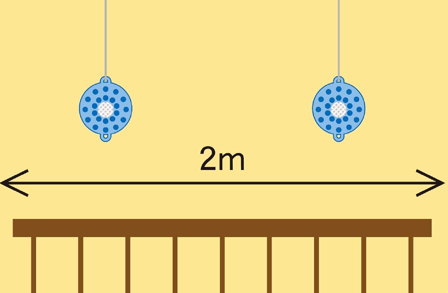 ミツギロン(Mitsugiron) 鳥獣害 とり はと ベランダ とり去~る 2 ブルー 11.3×9×1.2cm 迷惑 鳥 撃退 EG-16