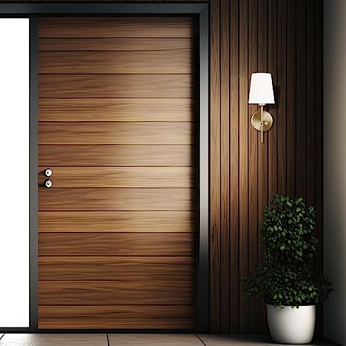 Image of Generation Lighting 4187201-848 1-Light Baker Bath Fixture Wall Lamp Satin Brass 4187201-848 | Bathroom Light Fixture for Home Decor | Wall Sconce Vanity Light Fixture and Bathroom Accessory