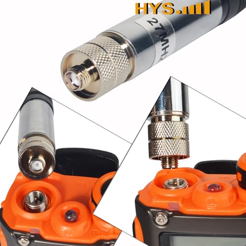 HYS 27Mhz CB Antenna, SMA-Female Connector, Telescopic/Rod 9-inch to 51-inch HT CB Antenna for QUANSHENG Handheld CB Portable Radio by HYS - Image 7
