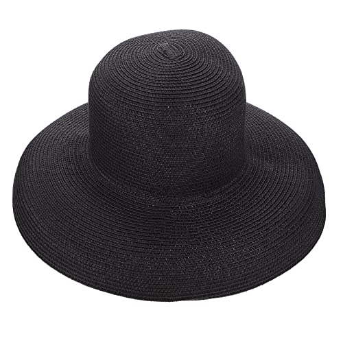 Chapeau de soleil tressé à large bord pour une protection solaire maximale