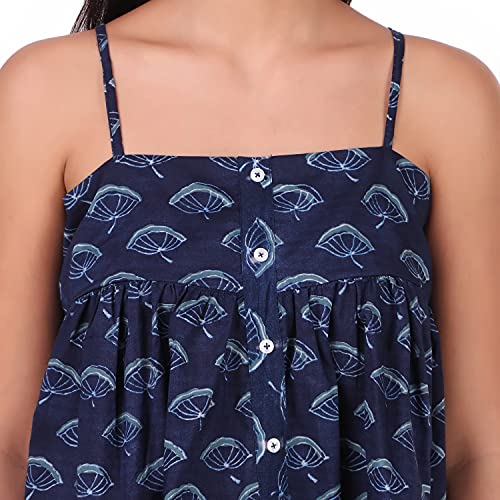 Image of Soulful Threads Women's Cotton All Over Print Top and Shorts Set Pack of 1