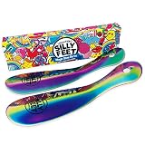 Shoe Horn for Kids or Adults Rainbow Stainless Steel Metal Shoe Horns Metal Set Helper | Two 7.5" Tr