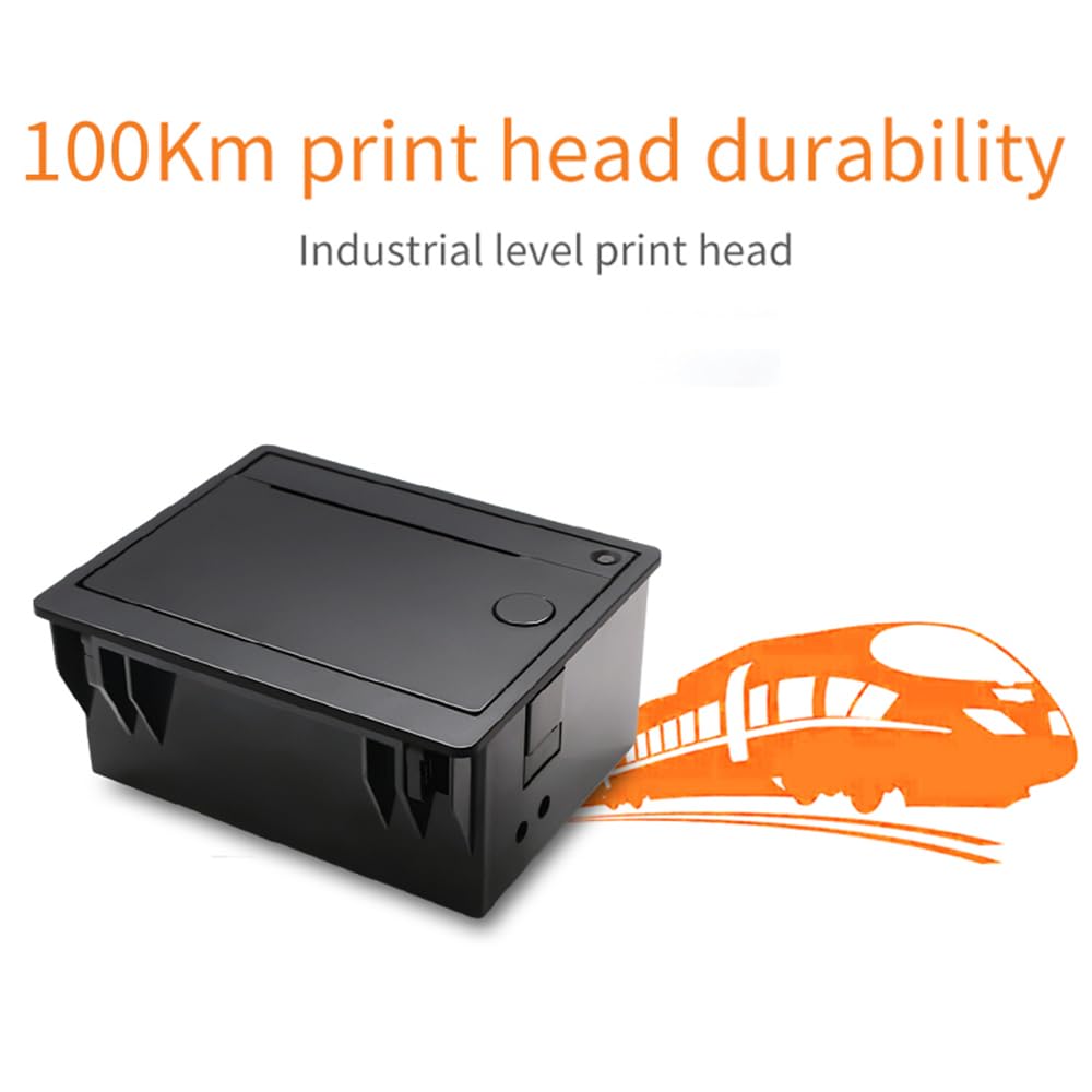 Impresora De Recibos,Módulo de Impresora térmica Integrado de 80 mm con Conexiones TTL+RS232+USB Admite comandos ESC/POS Ancho de impresión de 72 mm Velocidad de 180 mm/s Cortador automático de