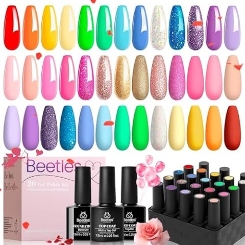 Beetles 23 Pcs Gel Polish Nail Set Cover