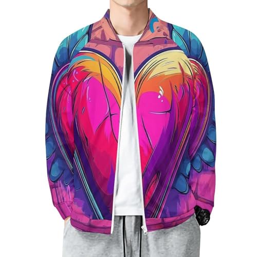 Vestes de baseball graffiti veste universitaire homme coupe droite style sport