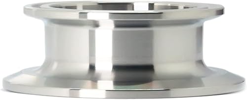 Reductor de tapa de extremo de ajuste sanitario de 2.5 pulgadas × 2 pulgadas de acero inoxidable 304 reductor concéntrico sanitario tri abrazadera