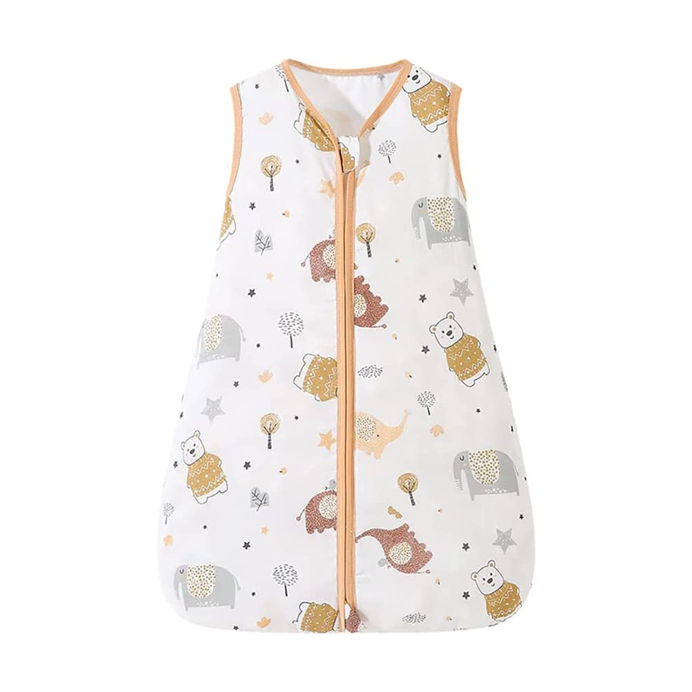AIKSSOO Baby Wearable Blanket Sleep Sack with 2-Way Zipper 2.5 TOG Cotton Sleep Bag Unisex