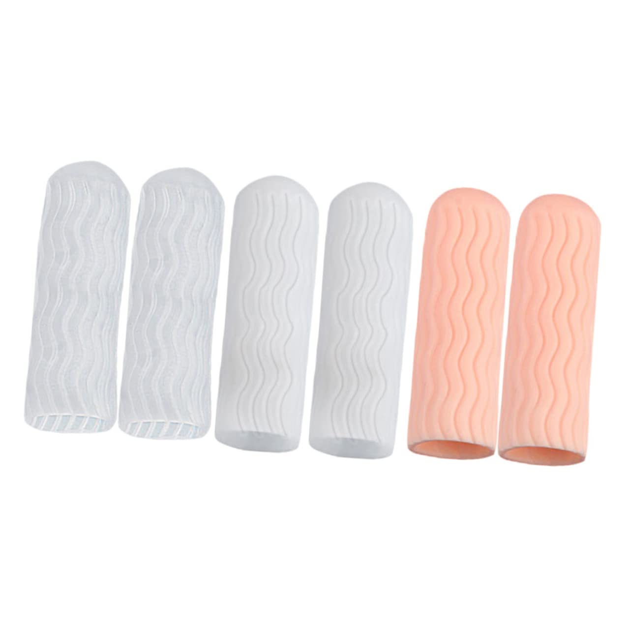 FRCOLOR Finger Insulation Sleeves Cut-Resistant Material 3 Pairs of Protective Covers for Reusable Comfortable for Men and Women