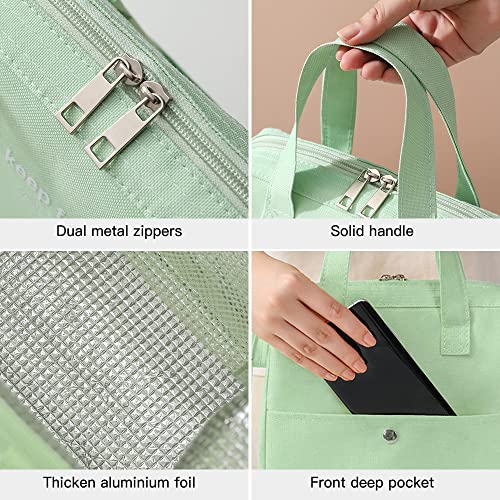Lancheira, Yuwao Bolsa térmica com isolamento térmico, bolsa de armazenamento, bolsa para compras, t