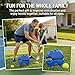 LSMARZJZ Tennis Trainer Rebound Ball with String, Portable Solo Tennis Practice Equipment for Adults & Kids, Self Return Tennis Training Tool for Beginners, Backyard & Outdoor Movement Drills (2 PCS)