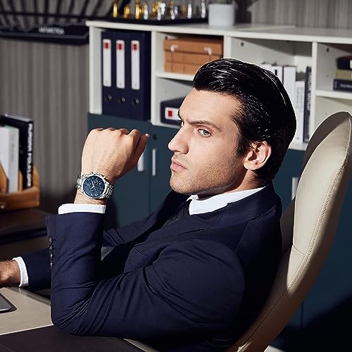 Image of BENYAR Mens Watches Analog Quartz Chronograph Waterproof Wrist Watches for Men Fashion Business Work Casual Sport Designer Dress Watch with Calendar Elegant Gifts for Men