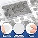 NEBURORA 500 Pcs Stainless Steel Pipe Screen Pipe Filters with Storage Box
