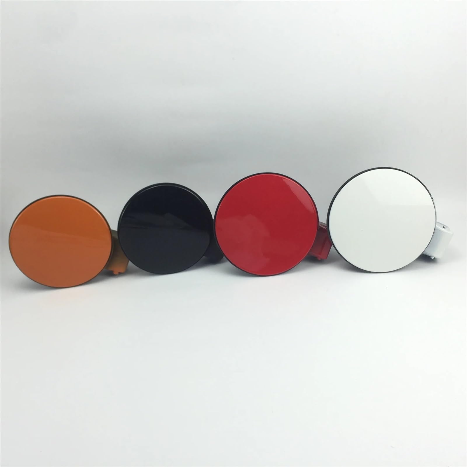 ZEPHYX Couvercle de réservoir à rabat de remplissage de carburant blanc noir rouge, for Polo 6R 2010-2018 6RD809857D 6R0809857D 6R0 809 857 D 6R0809857 Couvercle du volet du réservoir de carburant (S