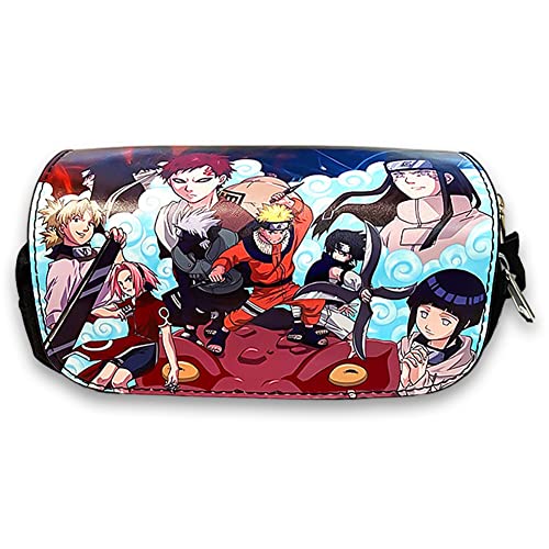 TNMV Hohe Kapazität Federmäppchen,Anime Mäppchen Junge,Schule Bleistifte Organizer Mäppchen Portable Federmappe, für Die Schule Home Office Supplies, für Schüler/Teenager Cover