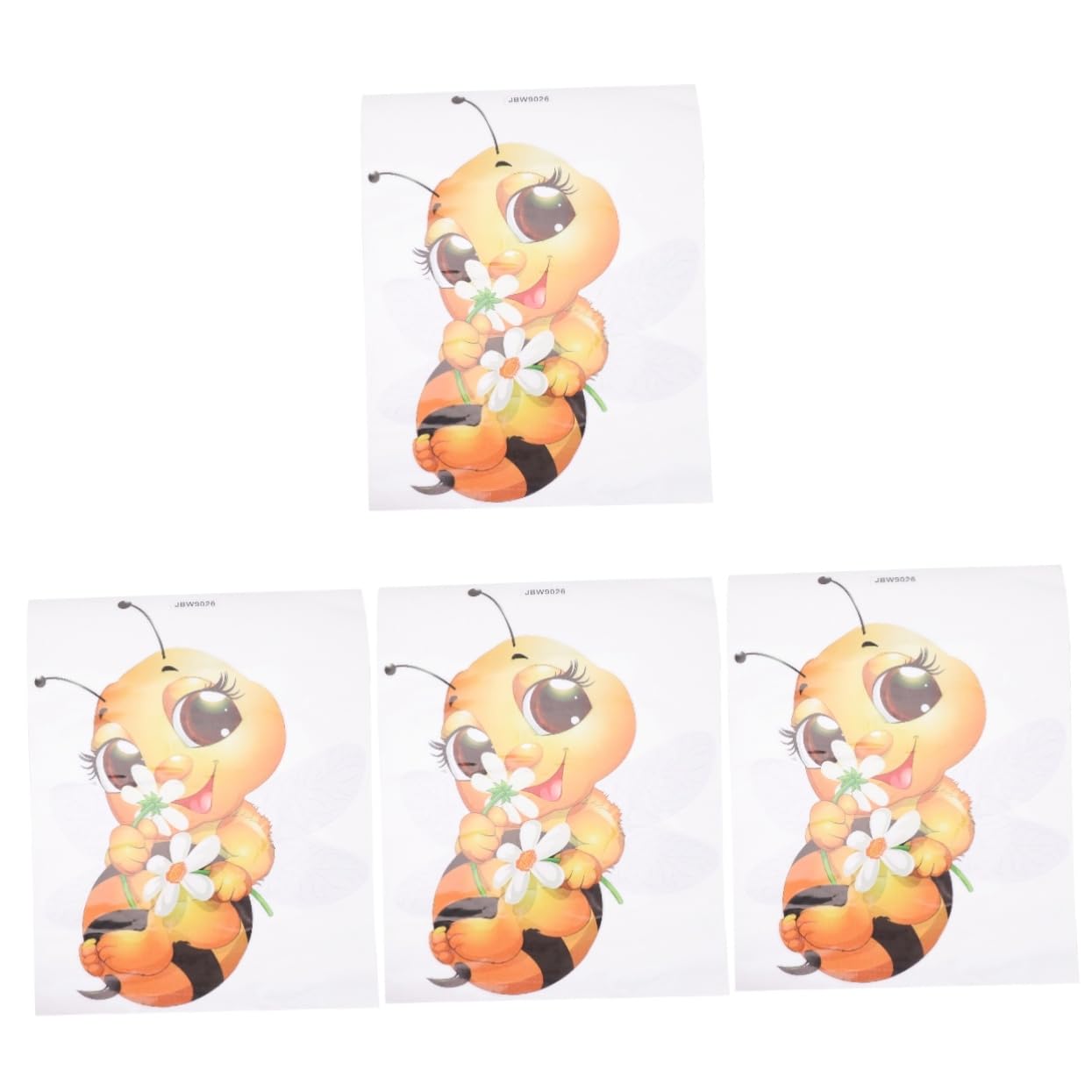Stickers muraux abeille Toyvian pour chambre de garçon et fille - 4 pièces
