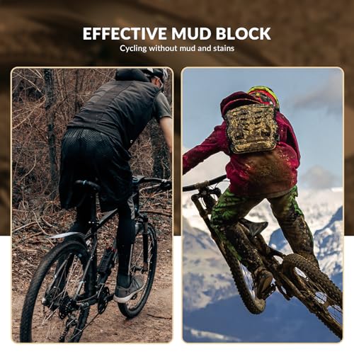 ROCKBROS Guardabarros Ajustables para Bicicleta MTB 26-29" Trasero miniatura 2