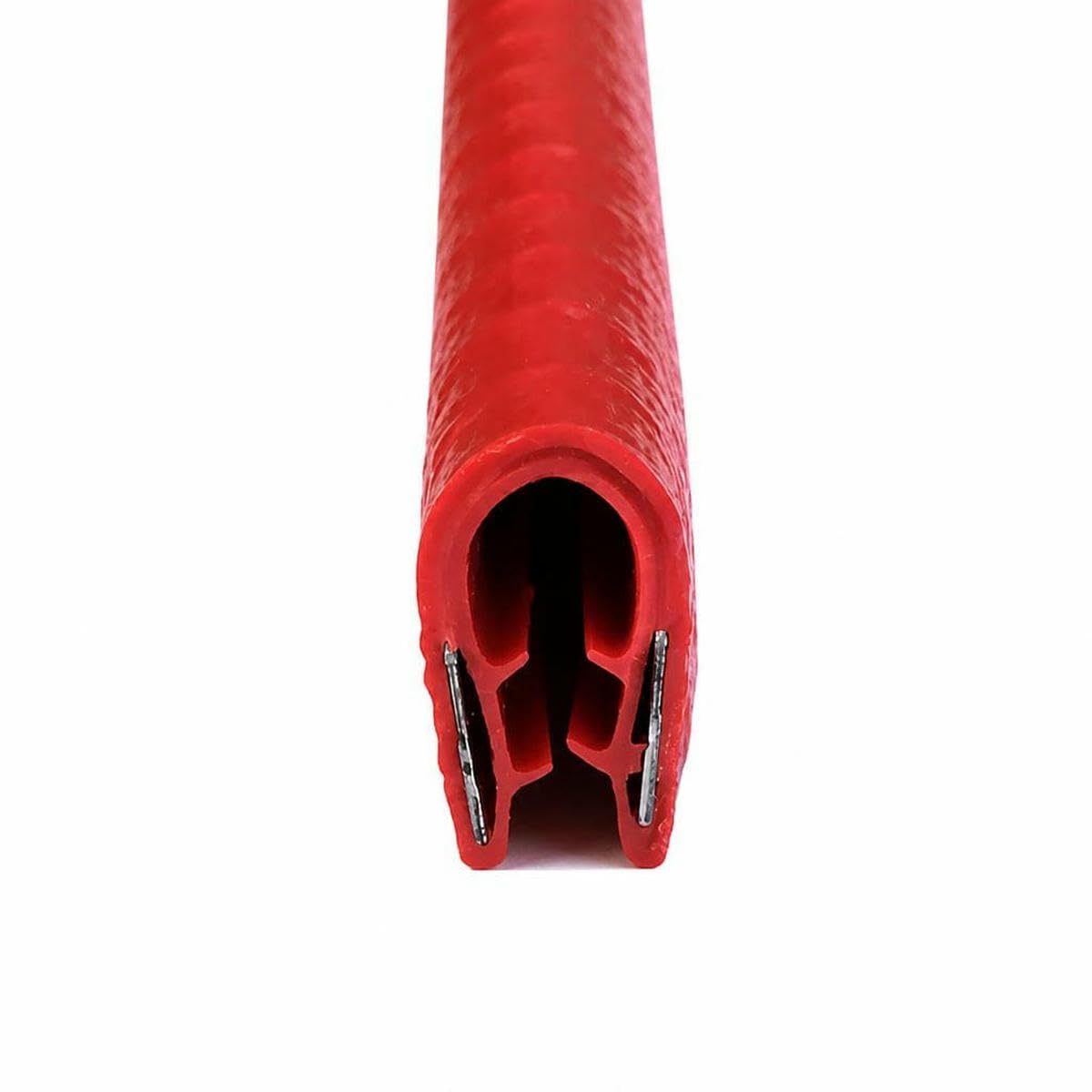1/3/5M U-Shaped Sealing Strip Rubber Edging Stainless Steel Edge Sealing Protectio Door Seal Strip Car Seals Strips-J-1M