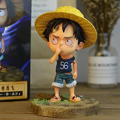 がございま ヤフオク One Piece笑顔ルフィ超大手麦わら帽子フィギュア がございま
