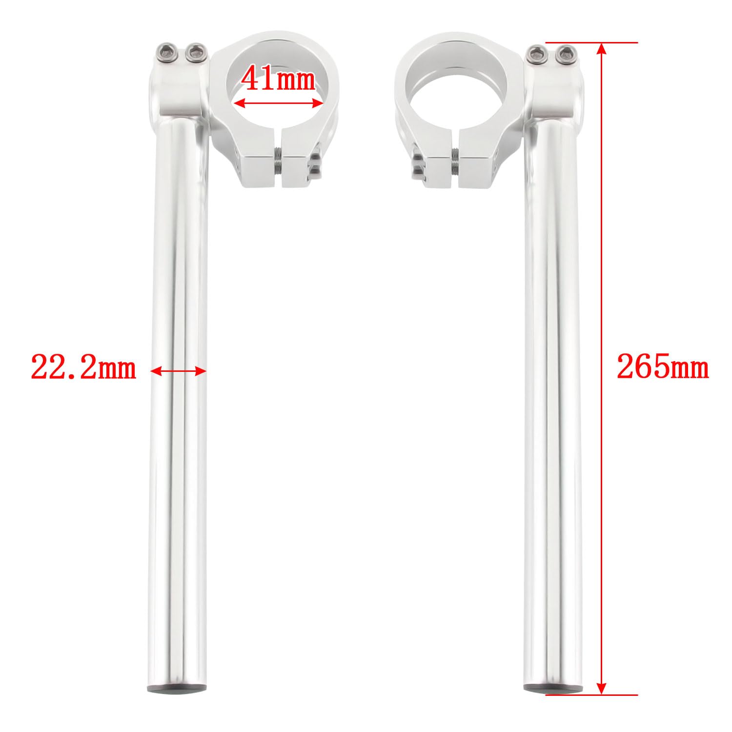 Amazon | 角度調整可能 41Φ 41mm 41パイ セパレートハンドル LOWタイプ 