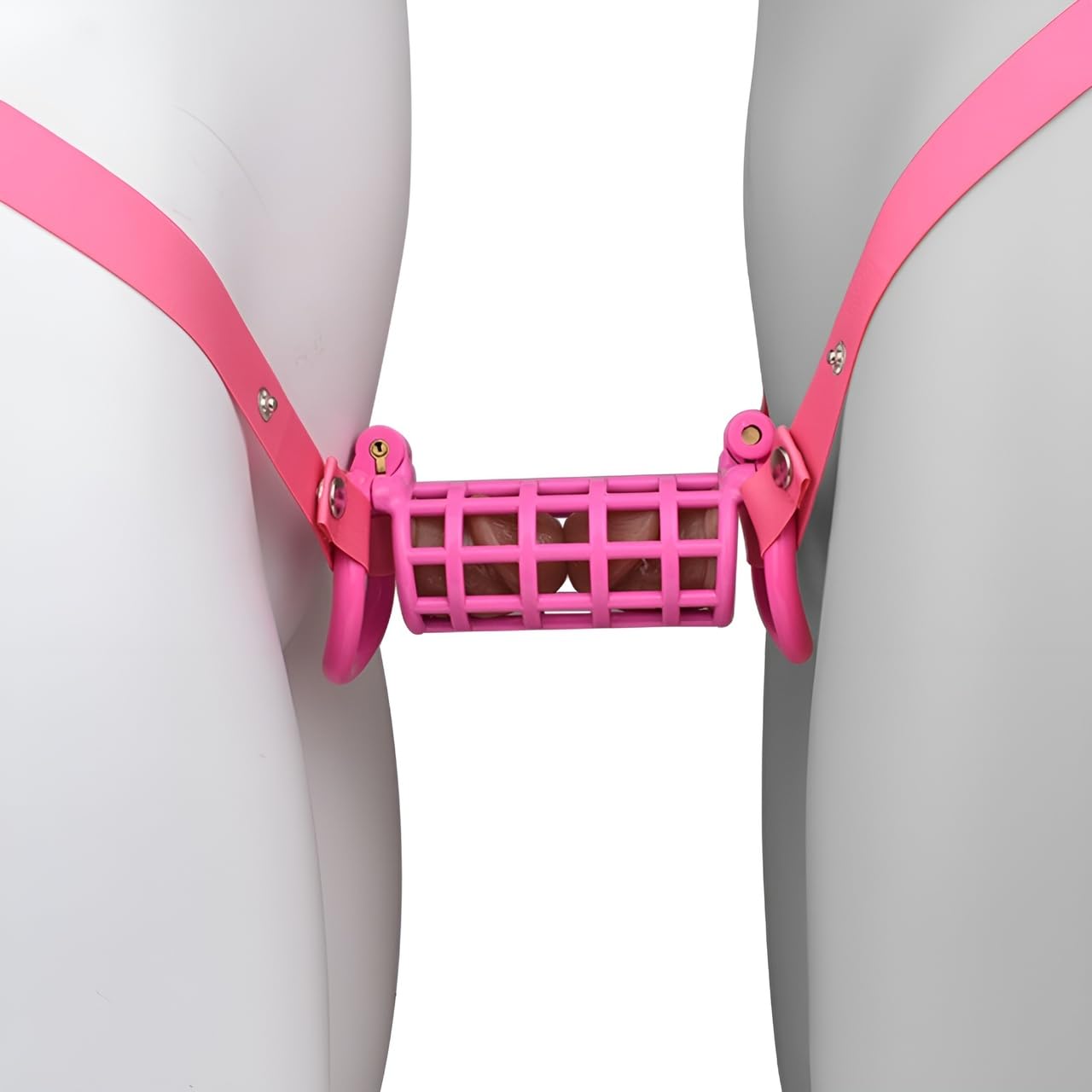 Doppia gabbia da uomo dispositivo di resina Esercizio polpaccio maniche a due vie protezione dispositivo di fissaggio Pilates Strap A75-106