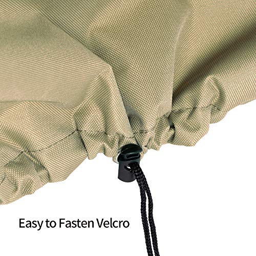 Bali Outdoors Rectangular Fire Pit Covers, Waterproof And Weather Resistant Pvc Material, Khaki, 42.2" L X 24.2" W X 22.8" H #TOP3