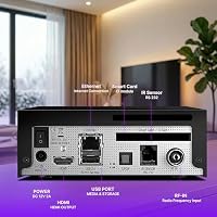 VU+ Zero 4K Combo Kabel- und Antennen-Receiver UHD 2160p – DVB-C/T2 Hybrid-Tuner mit HDR10, HLG, CI+ Slot, Linux Enigma2, HDMI 2.0 und HEVC, freenet TV bereit, lüfterloser Receiver, schwarz – Ansicht 4