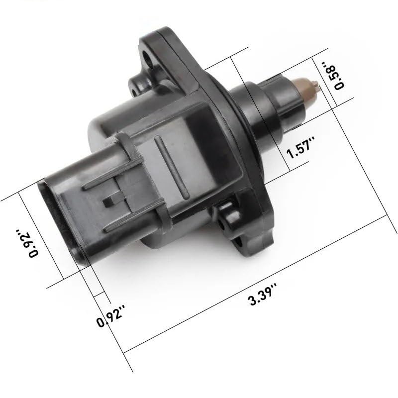 Válvula de control de aire inactivo: ralentí uniforme y eficiente para motores 2.0L MD614559 5