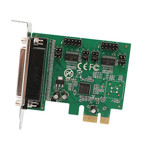 IO Crest 2 Port Parallel 1 Por Serial PCIe x1 Card, PCI Express to DB25 and DB9 with Low Bracket, Support SPP / PS2 / EPP/ECP Modes RS232 / RS485 / RS422 and Centronics Interface SI-PEX50103