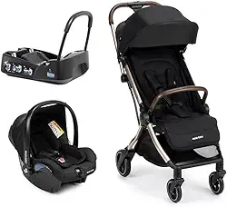Travel System Maxi-Cosi, Eva³, Essential Black Champagne