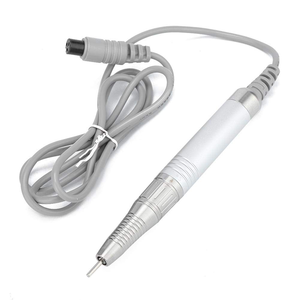 WoriiNail Drill Handpiece, Easy to Grasp Electric Nail Grinding Handle, Stable No Fever Low Noise Antislip Handle Beauty Salon Manicure Store Salon Shop for Home(Polish P