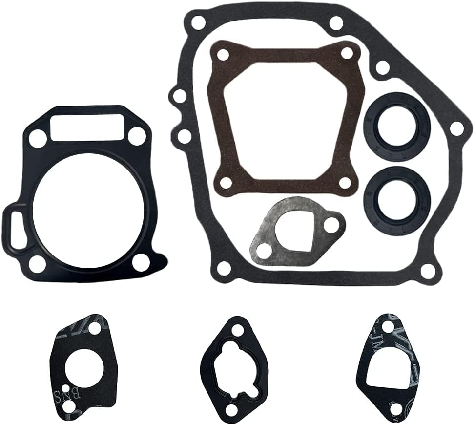 WOTIAN Gasket Kit Compatible with Predator 212 Fit for Honda 160cc 200cc 212cc 225cc 168F 170F Engine Gasket, Carburetor Air Filter Cylinder Head Muffler Crankcase Gaskets with Oil Seals (for Engine)