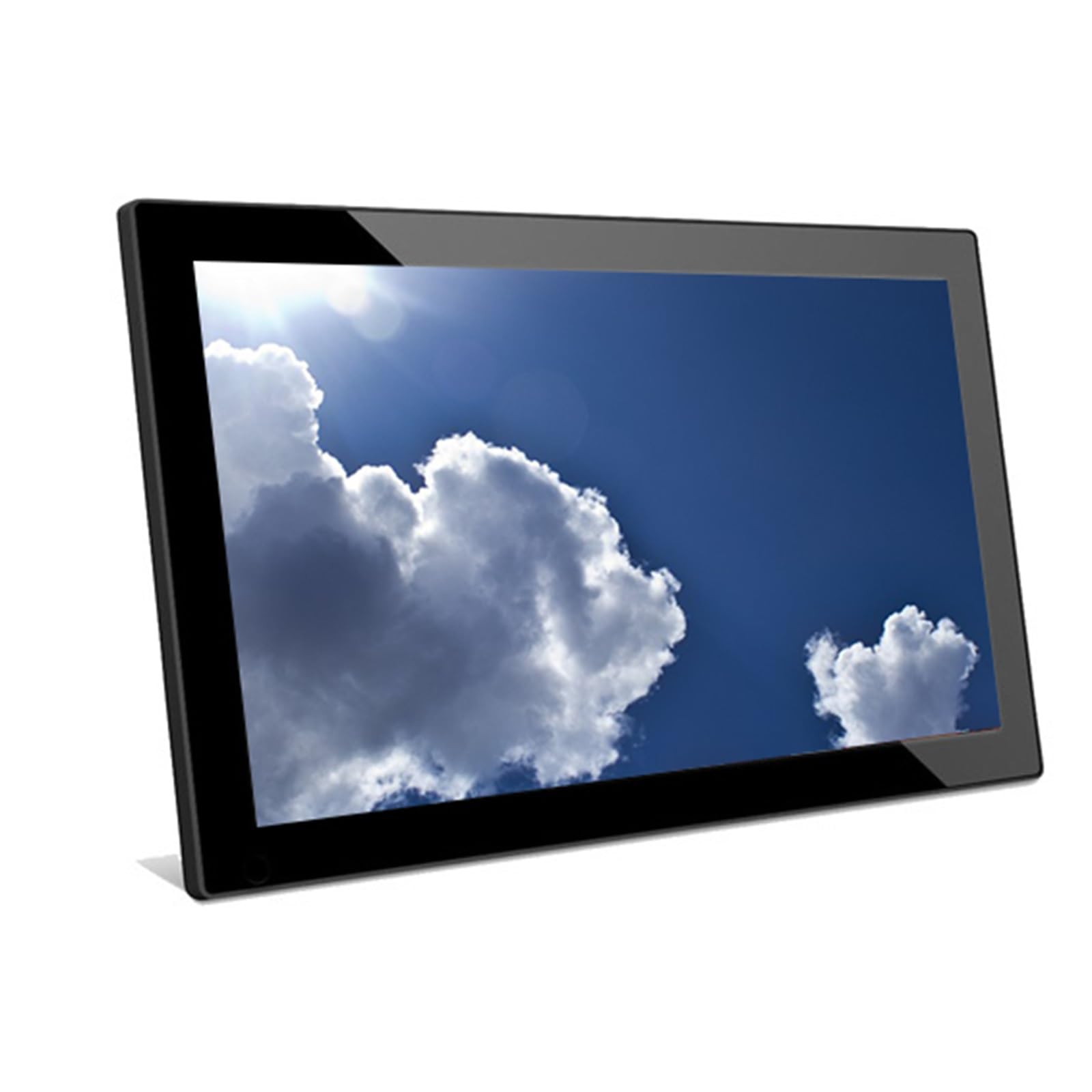 MYUYEE 32-Inch Wifi Digital Advertising Display, Wall-Mounted High-Definition Photo Frame (Black)