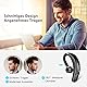 Bluetooth Headset CVC6.0 Geräuschunterdrückung, Wireless Kopfhörer Business-Stil Freisprechen im Ohr Kabelloses Headset mit Mikrofon, 280 Stunden Standby, Handsfree Bluetooth Ohrhörer (Schwarz)