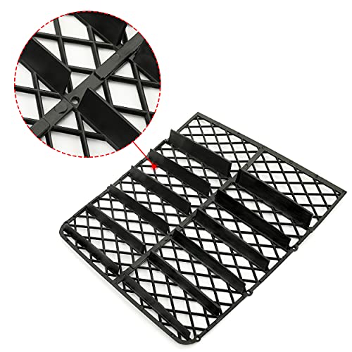 Kojem Black Plastic Radiator Mesh Grille Grill Guard Compatible with 1987-2006 Yamaha Banshee 350 (YFZ350)